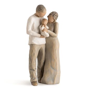 We are Three Figurine par Willow Tree 1