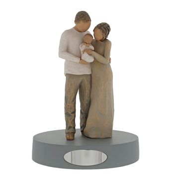 We are Three Figurine par Willow Tree 5