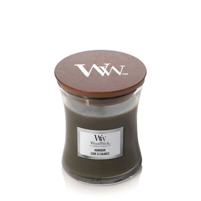 Humidor Mini Hourglass Wood Wick Candle