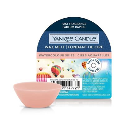 Watercolour Skies Signature Single Wax Melts Yankee Candle