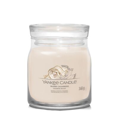 Warm Cashmere Signature Medium Jar Yankee Candle