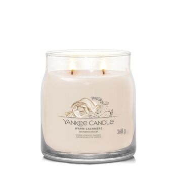 Warm Cashmere Signature Yankee Candle en pot moyen 2