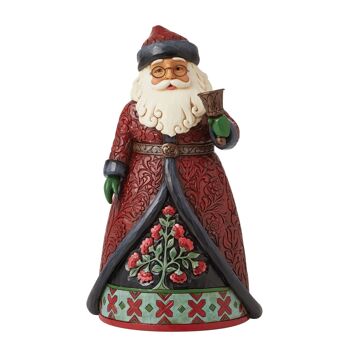 Holiday Manor Père Noël avec cloches Figurine – Heartwood Creek par Jim Shore 1