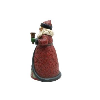 Holiday Manor Père Noël avec cloches Figurine – Heartwood Creek par Jim Shore 3
