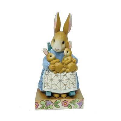 Mrs Rabbit in Rocking Chair Figurine - Beatrix Potter by Jim Shore