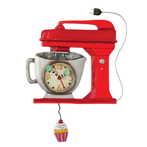 Vintage Mixer Clock (red)
