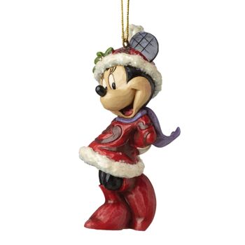 Décoration à suspendre Minnie Mouse recouverte de sucre – Disney Traditions par Jim Shore 1