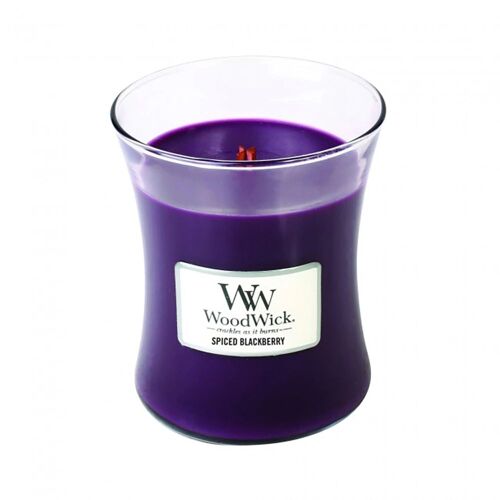 Spiced Blackberry Medium Hourglass Wood Wick Candle