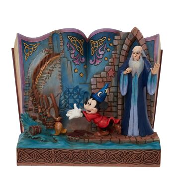 Figurine Sorcier Mickey Storybook - Disney Traditions par Jim Shore 1