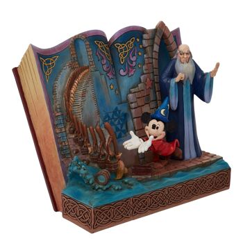 Figurine Sorcier Mickey Storybook - Disney Traditions par Jim Shore 4