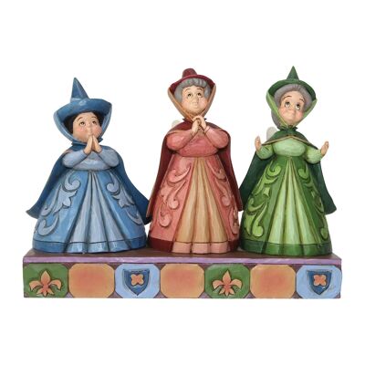 Royal Guests - Sleeping Beauty Three Fairies Figurine - Disney Traditions by JimShore