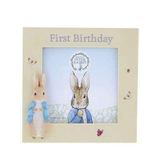 Peter Rabbit First Birthday Photo Frame by Beatrix Potter