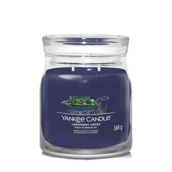 Lakefront Lodge Signature Yankee Candle en pot moyen 1