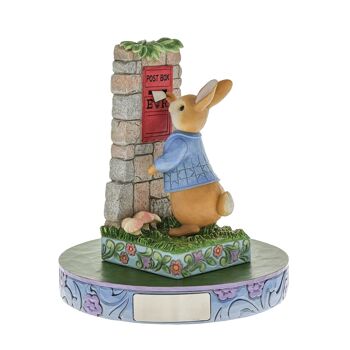 Peter Rabbit Posting Letters Figurine - Beatrix Potter par Jim Shore 5