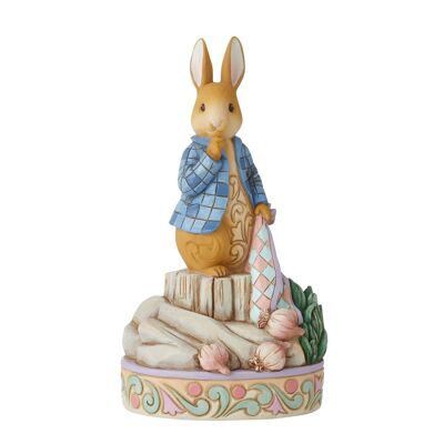 Peter Rabbit with Onions Figurine - Beatrix Potter by Jim Shore
