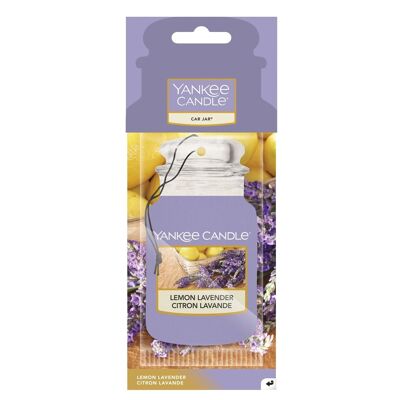 Lemon Lavender Original Car Jar Paper Yankee Candle