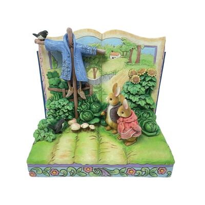 Peter, Benjamin, Scarecrow Storybook Figurine - Beatrix Potter by Jim Shore