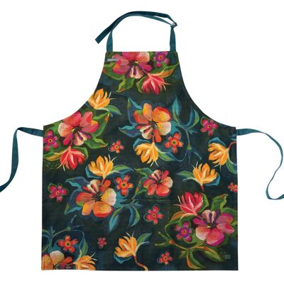 Moody Flowers Apron