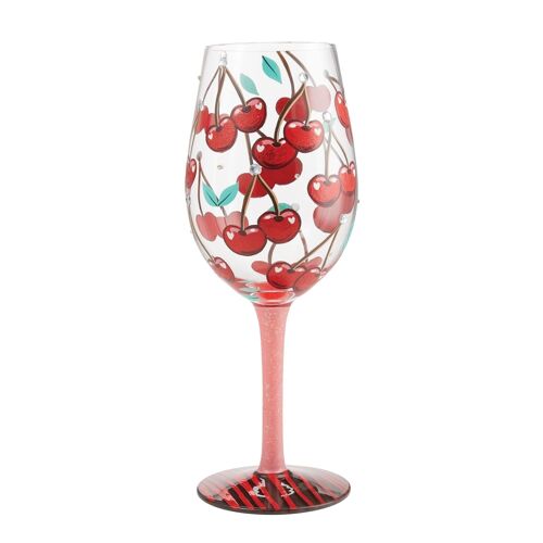 Mon Cherry Wine Glass by Lolita