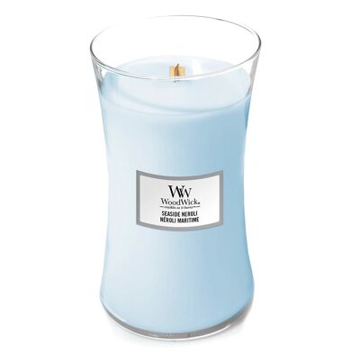 Seaside Neroli Large Hourglass Wood Wick Candle