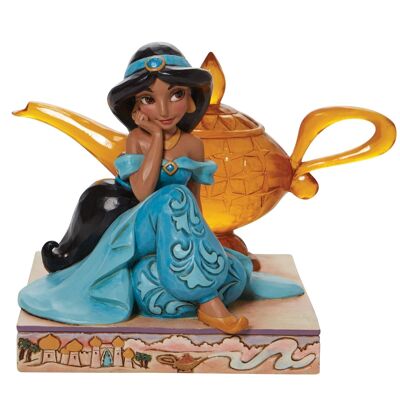 Jasmine and Genie Lamp Figurine - Disney Traditions by Jim Shore