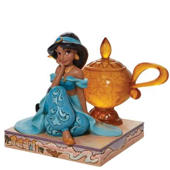 Figurine Lampe Jasmin et Génie - Disney Traditions par Jim Shore 3