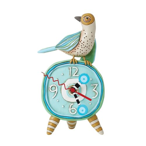 Perched (bird) Desk Clock by Allen Designs