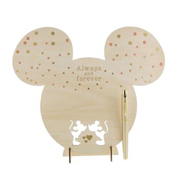 Plaque Mickey et Minnie Mouse par Enchanting Disney Collection 1