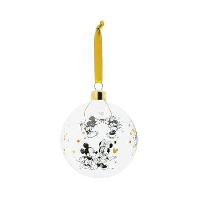 Mickey and Minnie Mouse Bauble by Enchanting Disney Collection