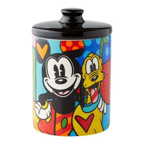 Mickey Mouse and Pluto Cookie Jar Small by Disney Britto