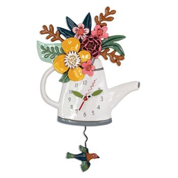Blossom Clock (cafetière avec fleurs)