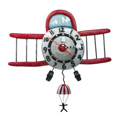 Air Plane Jumper Clock