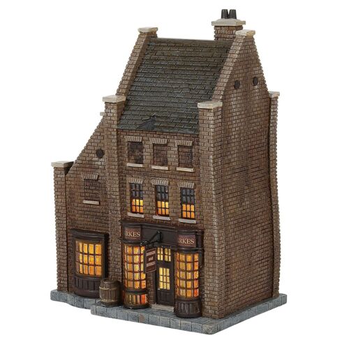 Borgin and Burkes Shop Illuminated Model Building - Harry Potter Village by Department 56 (EU Adaptor)