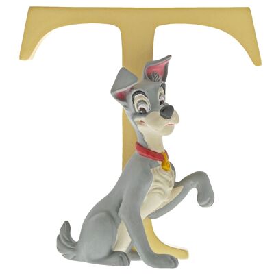 "T" - Tramp Decorative Alphabet Letter by Enchanting Disney