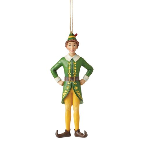 Buddy Elf in Classic Pose Hanging Ornament - Elf by Jim Shore