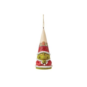 Ornement à suspendre Grinch Gnome avec les mains serrées – The Grinch par Jim Shore 1