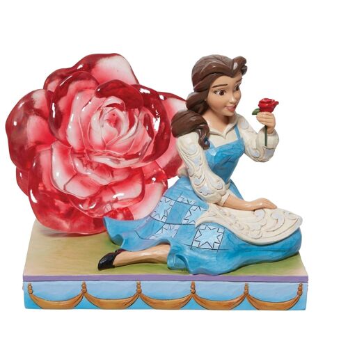 Belle with Clear Resin Rose