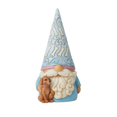 Gnome Better Friend (Gnome with Dog Figurine) - Heartwood Creek by Jim Shore