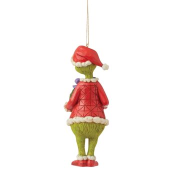 Ornement suspendu Grinch avec couronne - The Grinch par Jim Shore 2