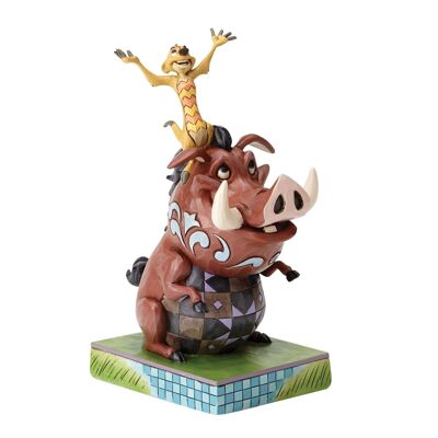 Carefree Cohorts - Timon and Pumbaa Figurine - Disney Traditions by Jim Shore