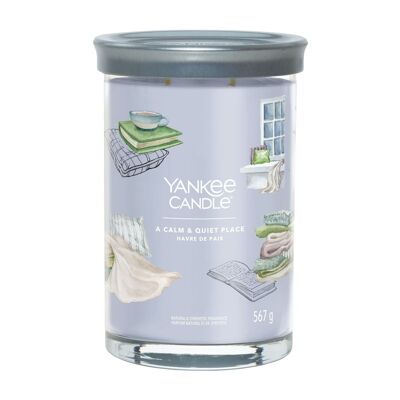 A Calm & Quiet Place Signature Large Tumbler Yankee Candle