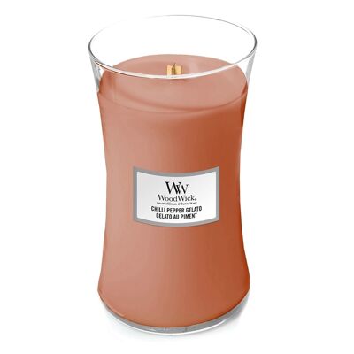 Chilli Pepper Gelato Large Hourglass Wood Wick Candle
