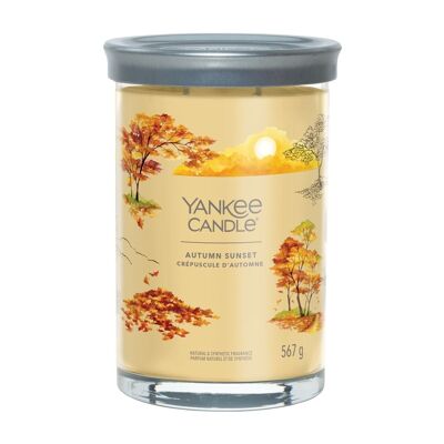 Autumn Sunset Signature Large Tumbler Yankee Candle