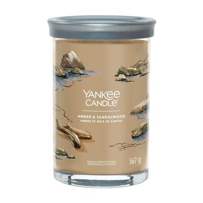 Amber & Sandalwood Signature Large Tumbler Yankee Candle