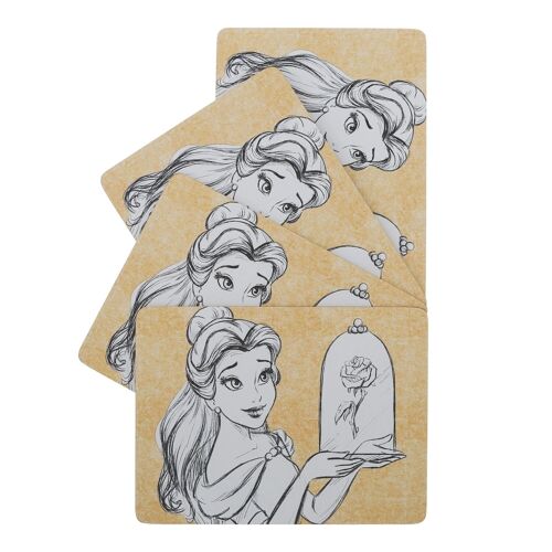 Be Our Guest (Belle Placemat Set of 4) by Disney Home