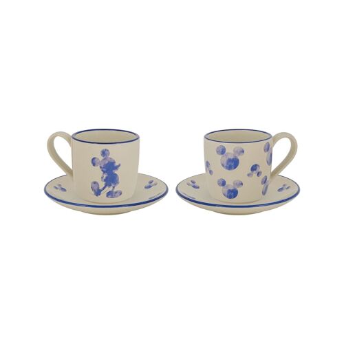 Disney Mono Espresso Cup and Saucer (Set of 2) by Disney Home