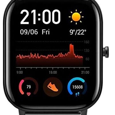 SW007D - Smarty2.0 Connected Watch - Milanese Strap - Chrono, Foto, Herzfrequenz, Blutdruck, Kurslayout