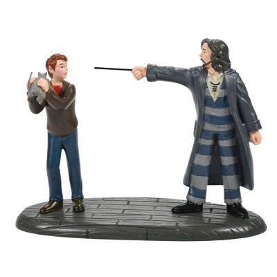 "Come out and play Peter" Ron & Sirius Figurine Harry Potter Village by Dept56