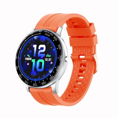 SW008G - Smarty2.0 Connected Watch - Silikonarmband - Chrono, Foto, Herzfrequenz, Blutdruck, Kurslayout