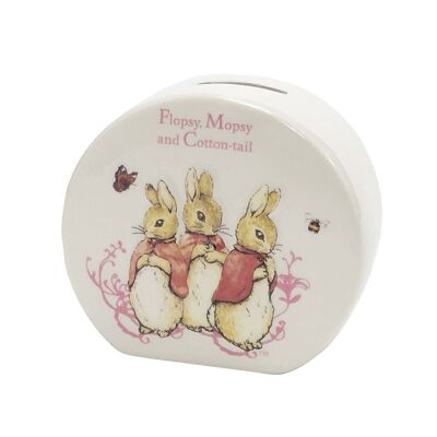 Flopsy, Mopsy & Cotton-tail Money Bank by Beatrix Potter